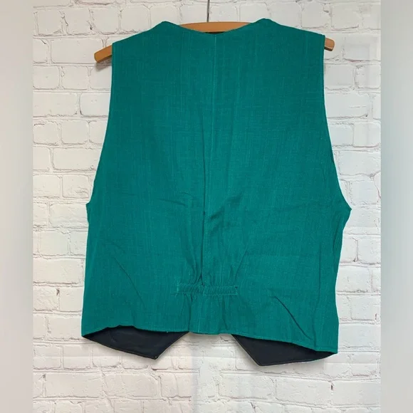 Vtg Tecomate Colorful Embroidered Geometric Pattern Vest Size M - Picture 4 of 4